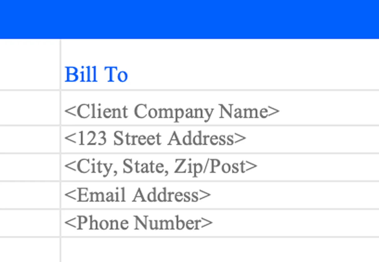 Invoice