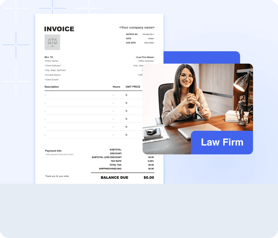 Law Firm Invoice Templates