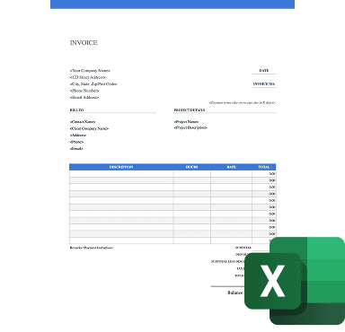 Invoice template thumbnail 2